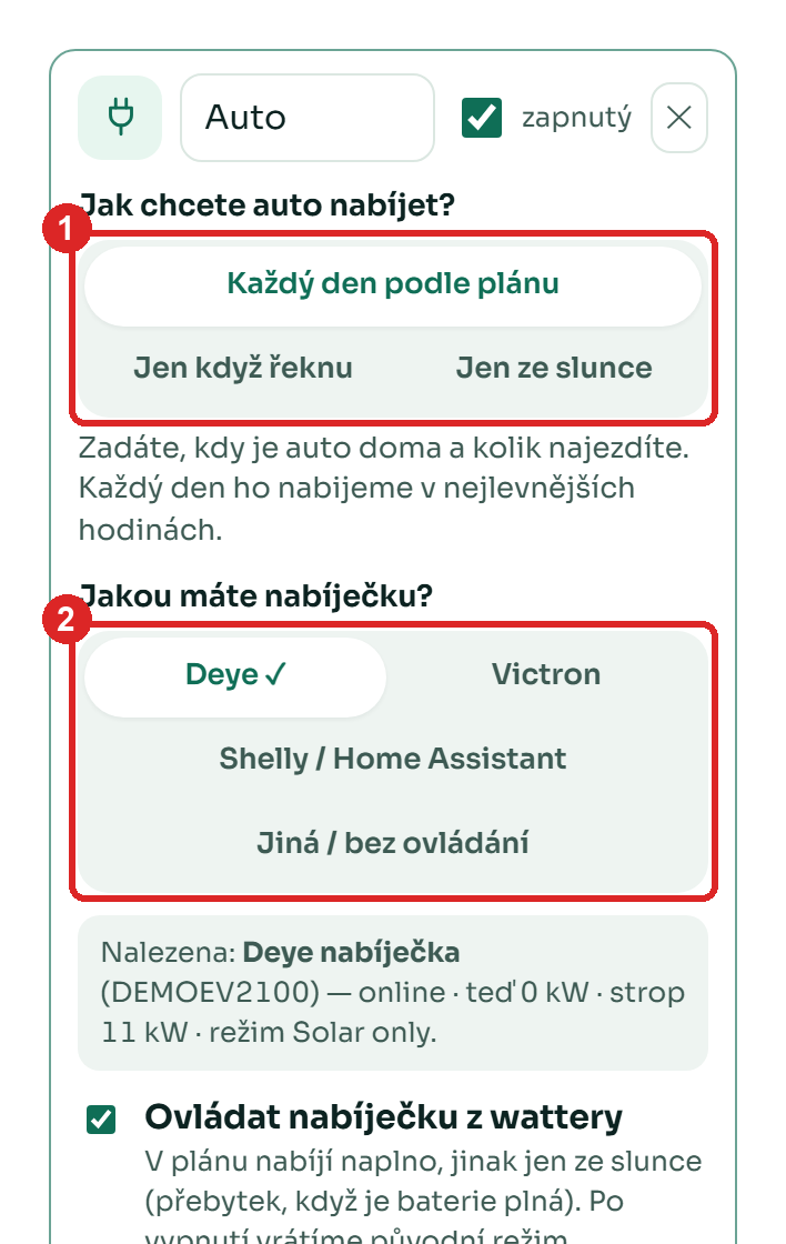 Jak chcete auto nabíjet a jakou máte nabíječku