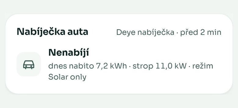 Karta Nabíječka auta