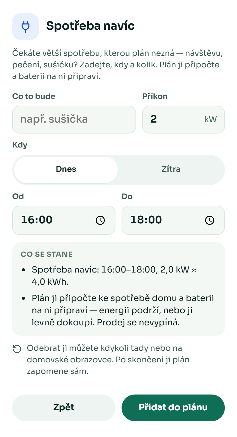 Spotřeba navíc: co, příkon, dnes nebo zítra, od a do
